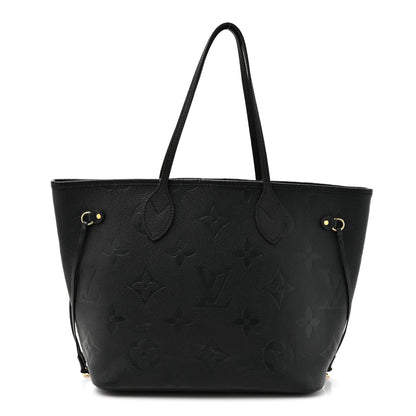 Louis Vuitton Empreinte Monogram Giant Neverfull MM Black 1 of 8