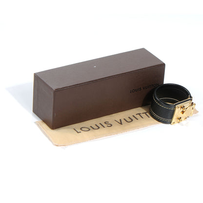 Louis Vuitton Suhali S Lock Bracelet Black 6 of 6