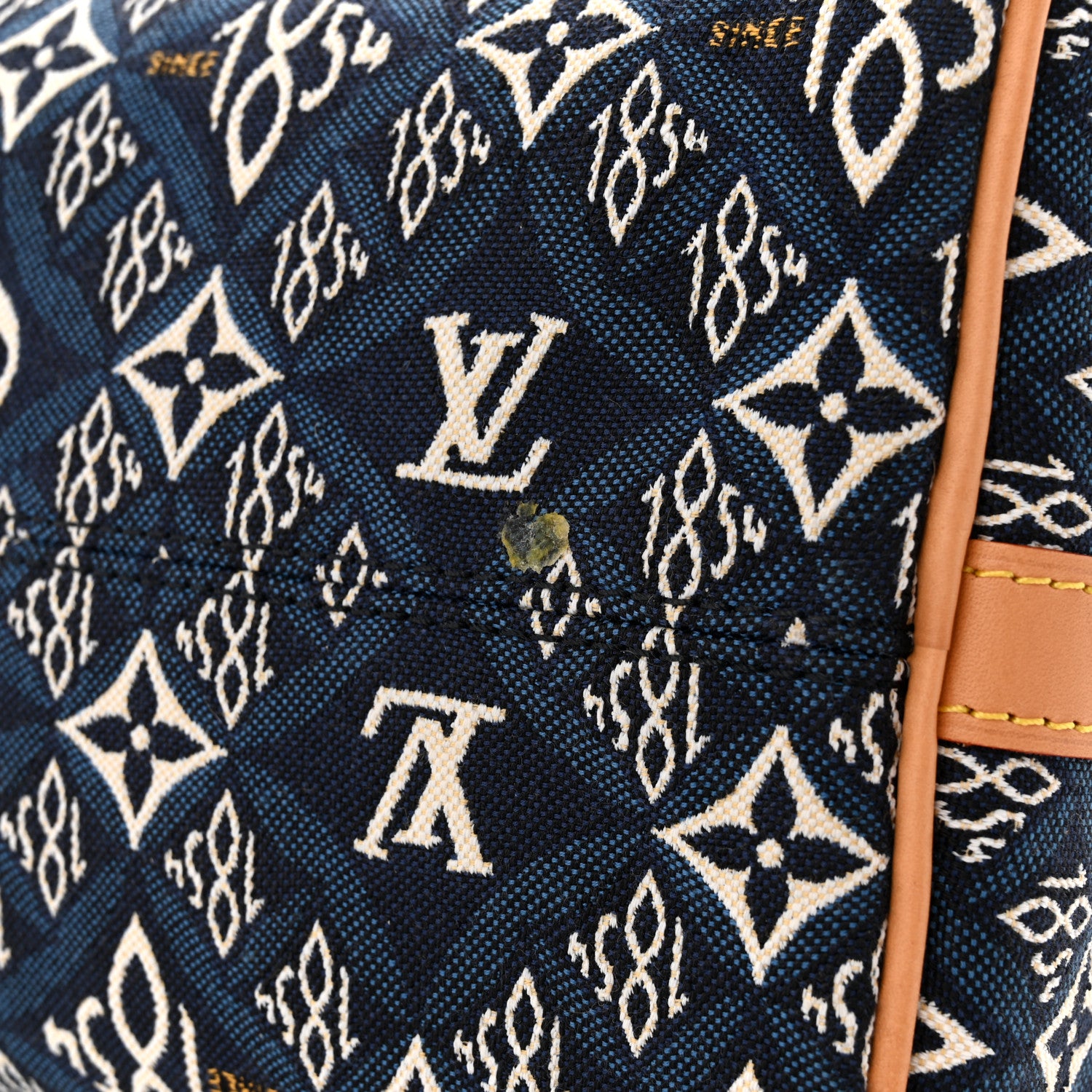 Louis Vuitton Jacquard Since 1854 Speedy Bandouliere 25 Blue 11 of 14