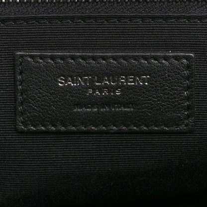 Saint Laurent Crinkled Calfskin Matelasse Monogram Medium Niki Chain Satchel Peacock Green 6 of 12