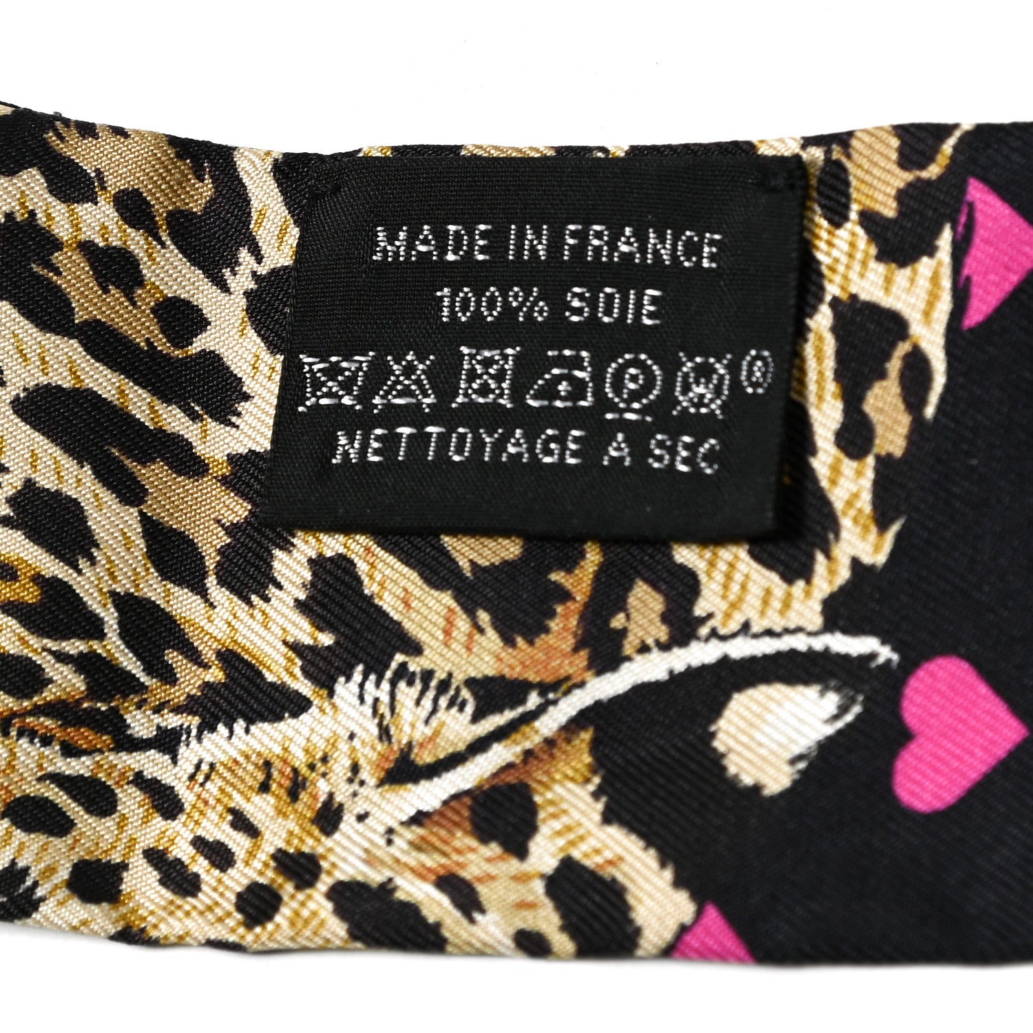 Hermes Silk Jungle Love Love Twilly Black Vert Rose Vif 4 of 4