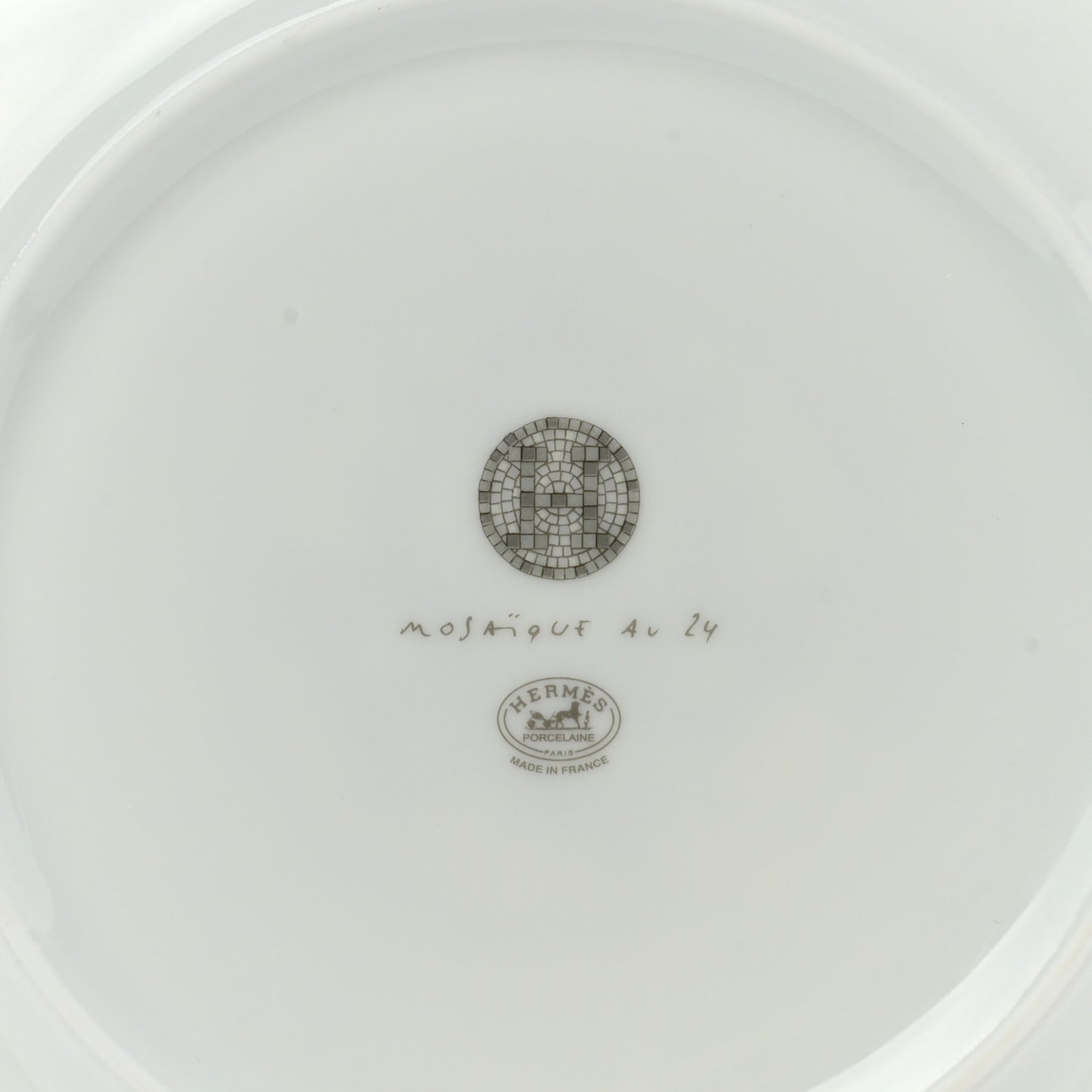 Porcelain Mosaique au 24 Platine Dessert Plate 8.3