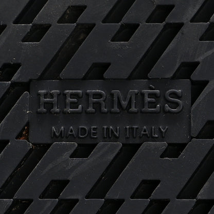 Hermes Calfskin Womens Chypre Sandals 36.5 Black 7 of 12