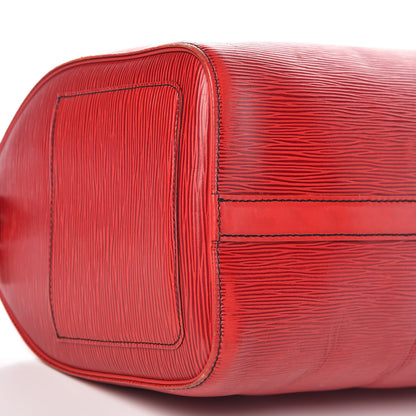 Louis Vuitton Epi Speedy 30 Castillan Red 5 of 39