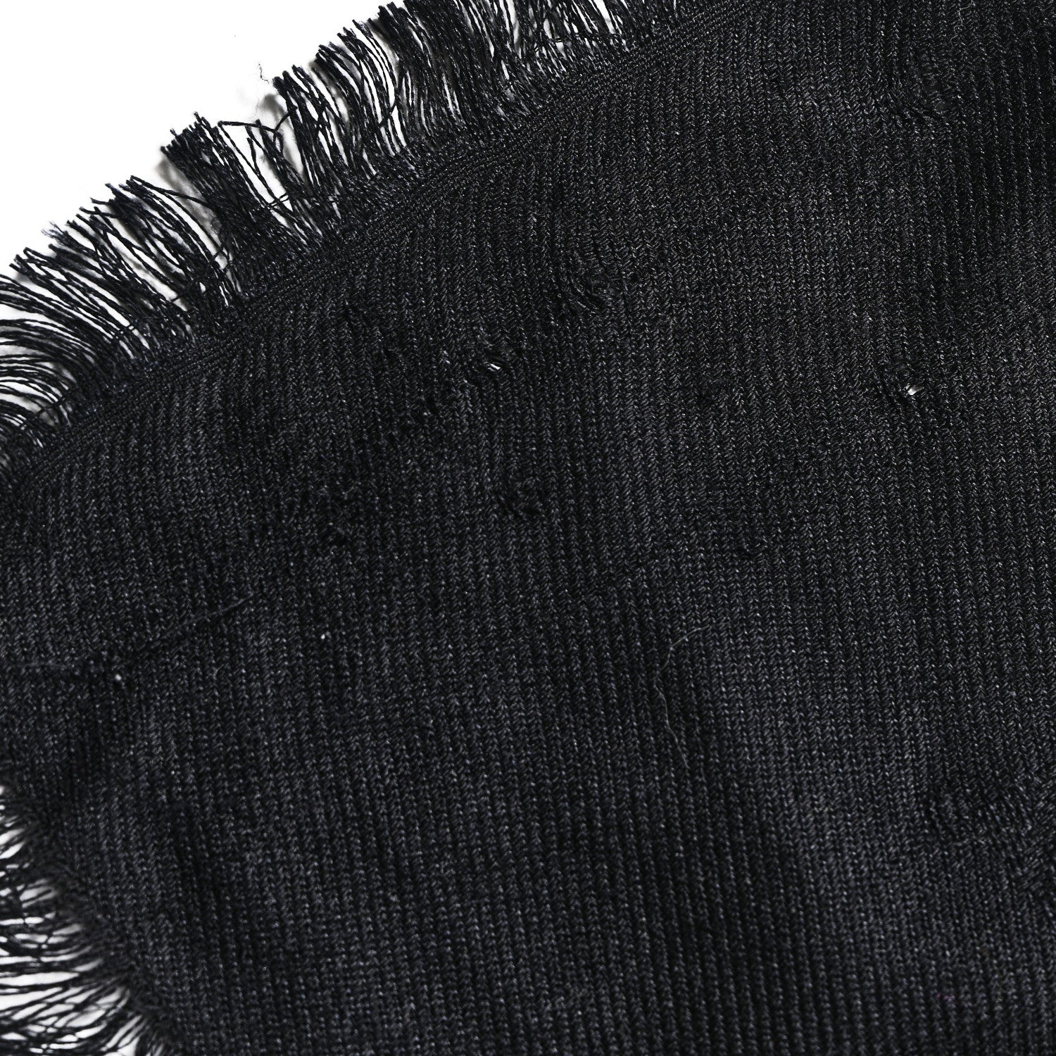 Fendi Silk Wool FF Shawl Black 3 of 3