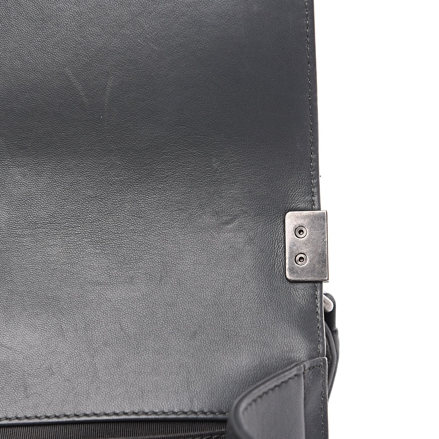 Chanel Lambskin Quilted New Medium Boy Flap Grey 15 of 16
