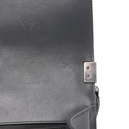 Chanel Lambskin Quilted New Medium Boy Flap Grey 15 of 16