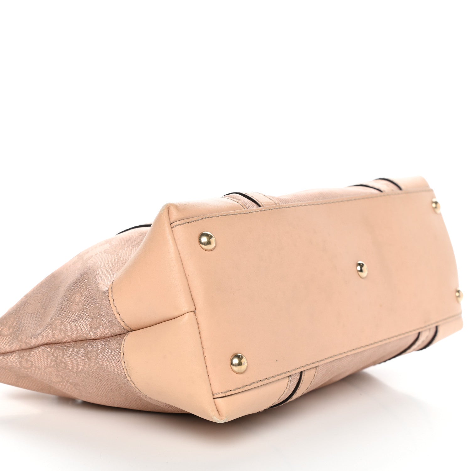 Gucci Metallic Monogram Small Lovely Heart Tote Pink 8 of 16