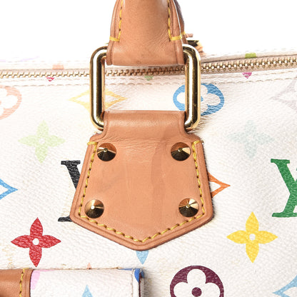 Louis Vuitton Monogram Multicolor Speedy 30 White 20 of 30
