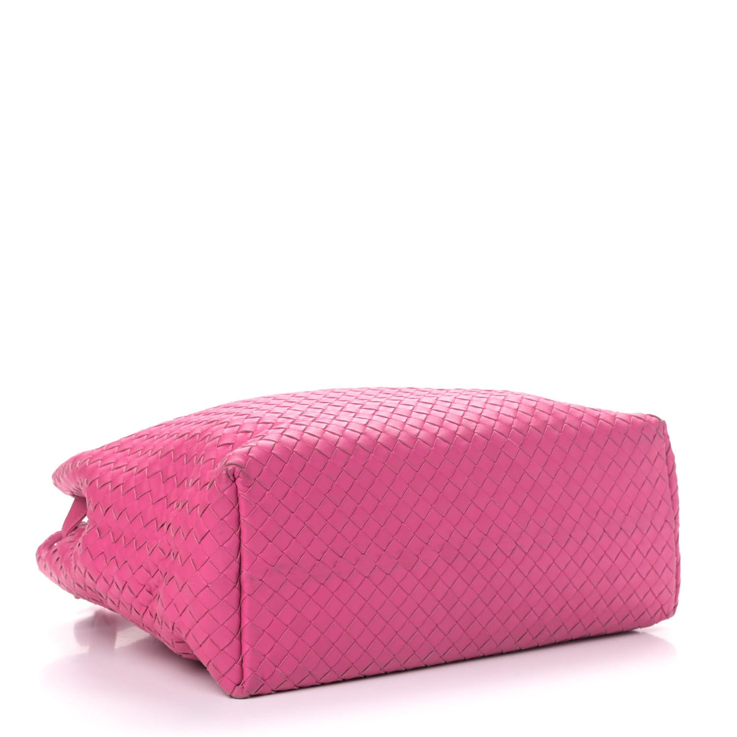 Nappa Intrecciato Medium Garda Bag Rosa Shock