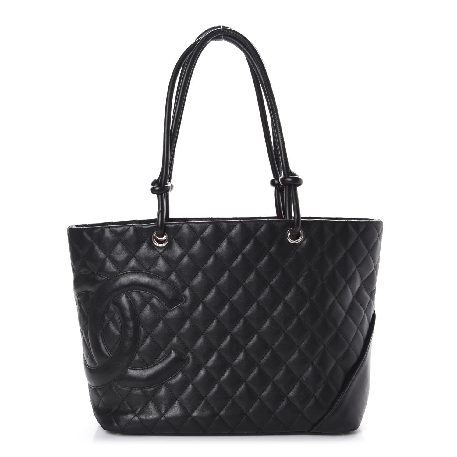 Chanel Calfskin Quilted Large Cambon Tote Black 1 of 11