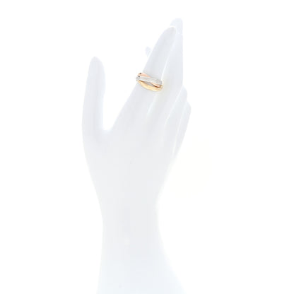 Cartier 18K Pink Yellow White Gold Classic Les Must De Cartier Trinity Ring  54 7 2 of 5