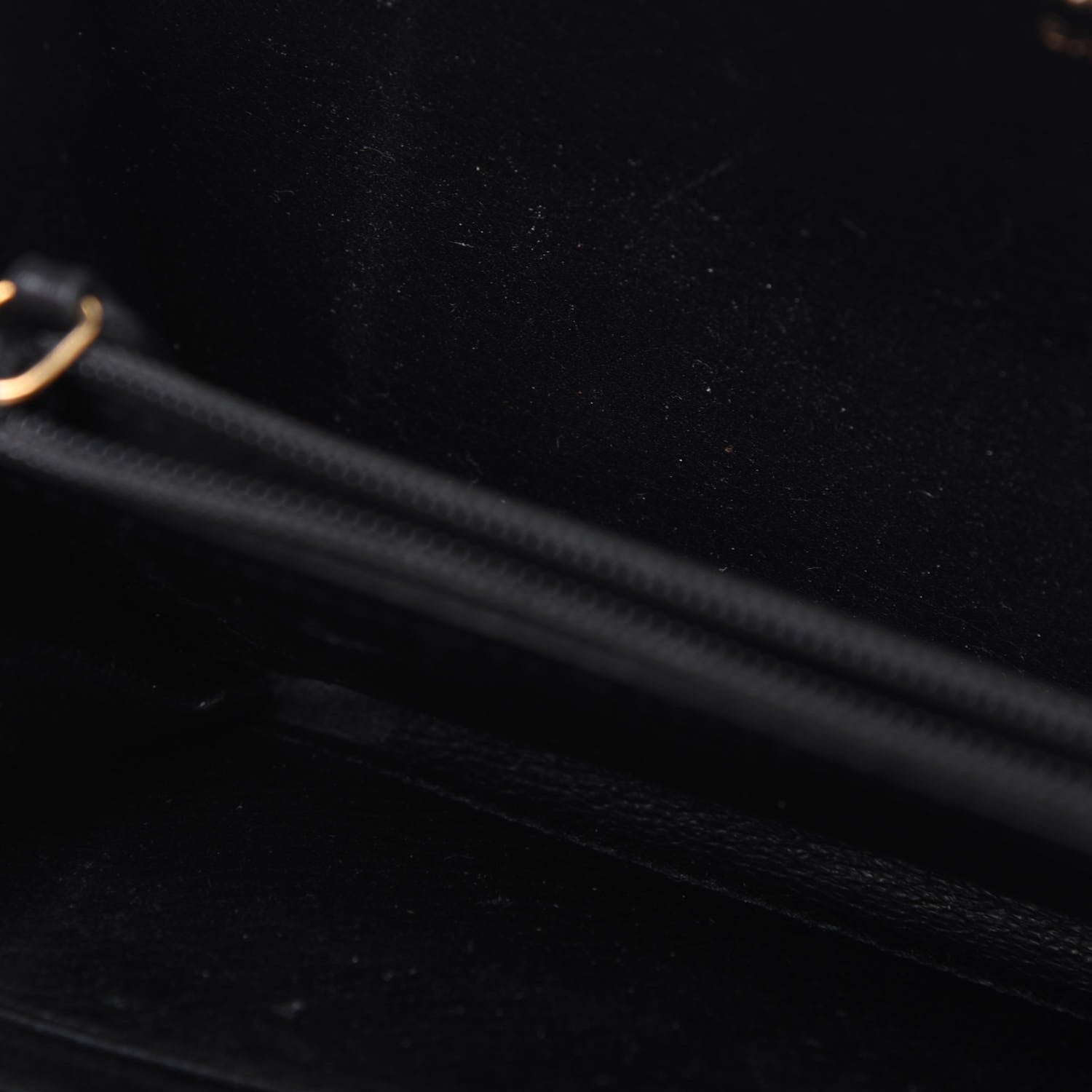 Saint Laurent Calfskin Classic Y Ligne Zip Wallet Black 9 of 19