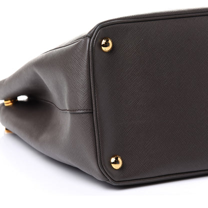 Prada Saffiano Medium Galleria Double Zip Tote Caffe 17 of 18