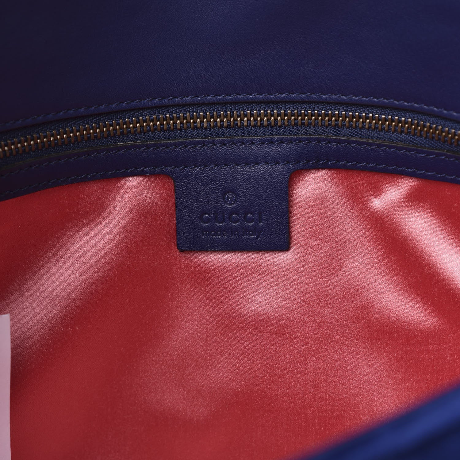 Gucci Velvet Matelasse Medium GG Marmont Shoulder Bag Cobalt Blue 6 of 14