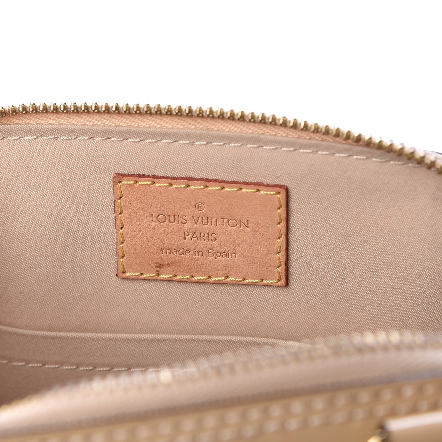 Louis Vuitton Vernis Alma BB Dune 8 of 8