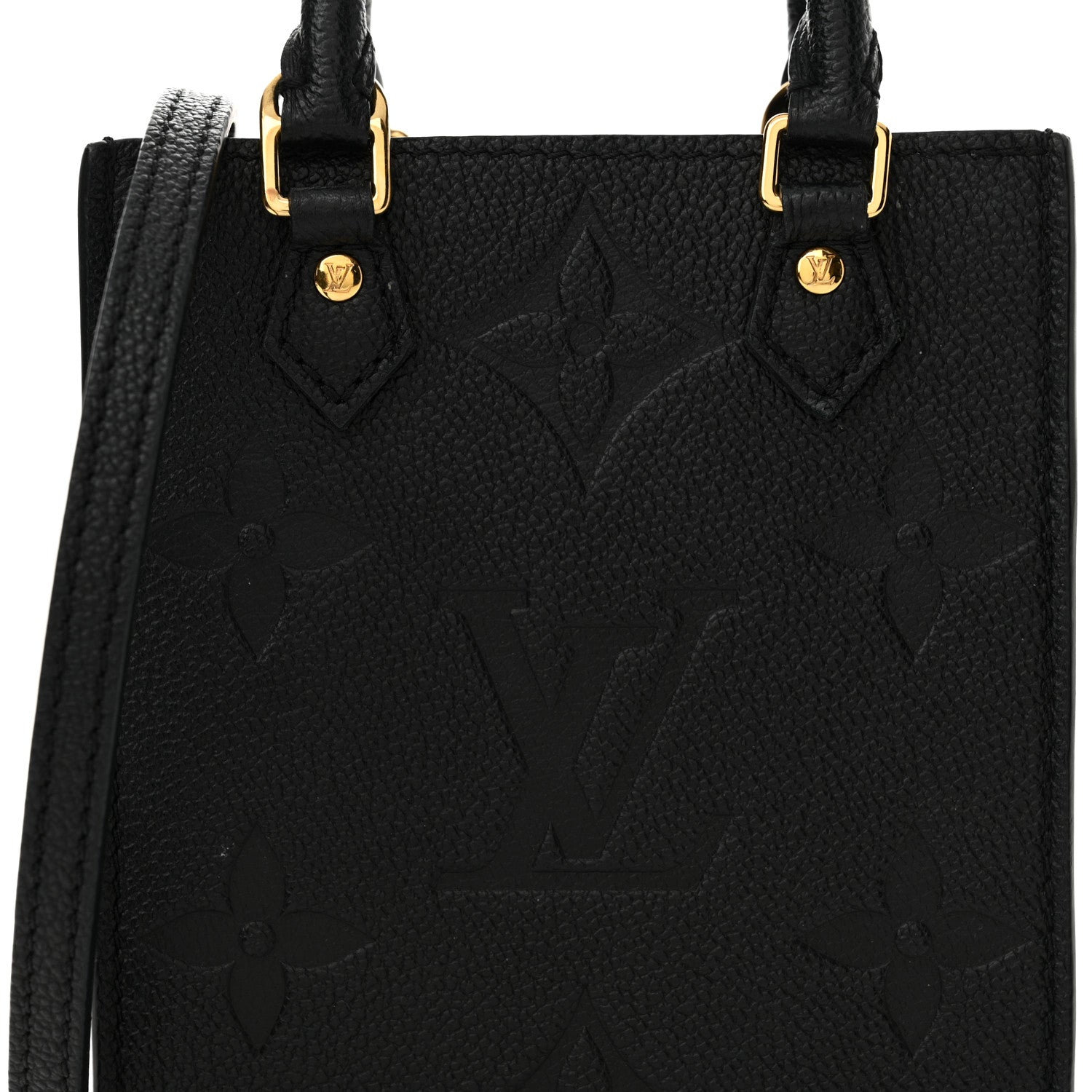 Louis Vuitton Empreinte Monogram Giant Petit Sac Plat Black 8 of 10