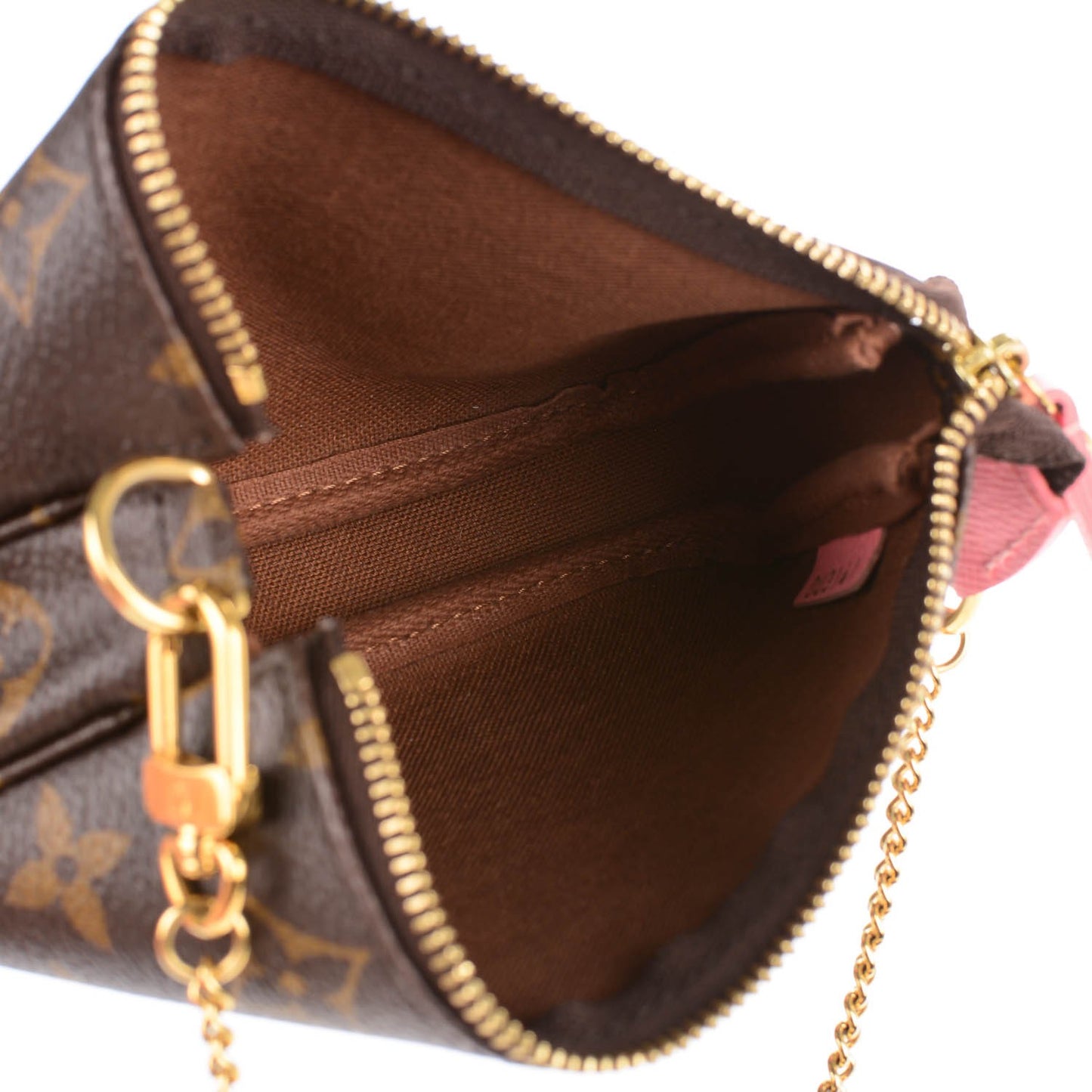 Monogram Illustre Mini Pochette Accessories Rose
