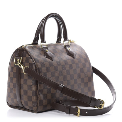 Louis Vuitton Damier Ebene Speedy Bandouliere 25 4 of 13