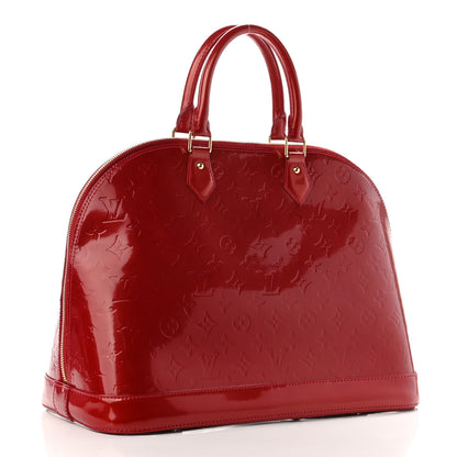 Louis Vuitton Vernis Alma GM Pomme D'Amour 3 of 9