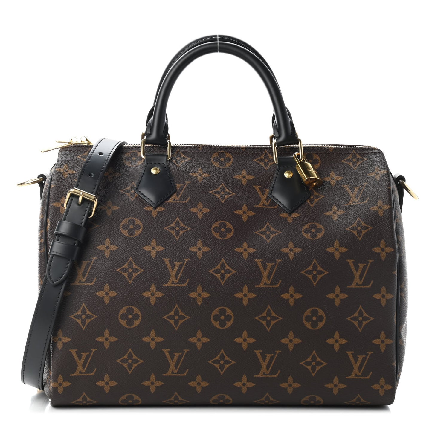 Monogram My World Tour Speedy Bandouliere 30 Black