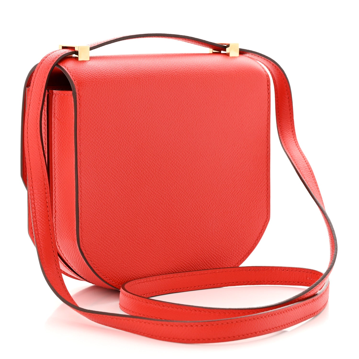 Hermes Epsom Mosaique Au 24-17 Rouge De Coeur 3 of 10