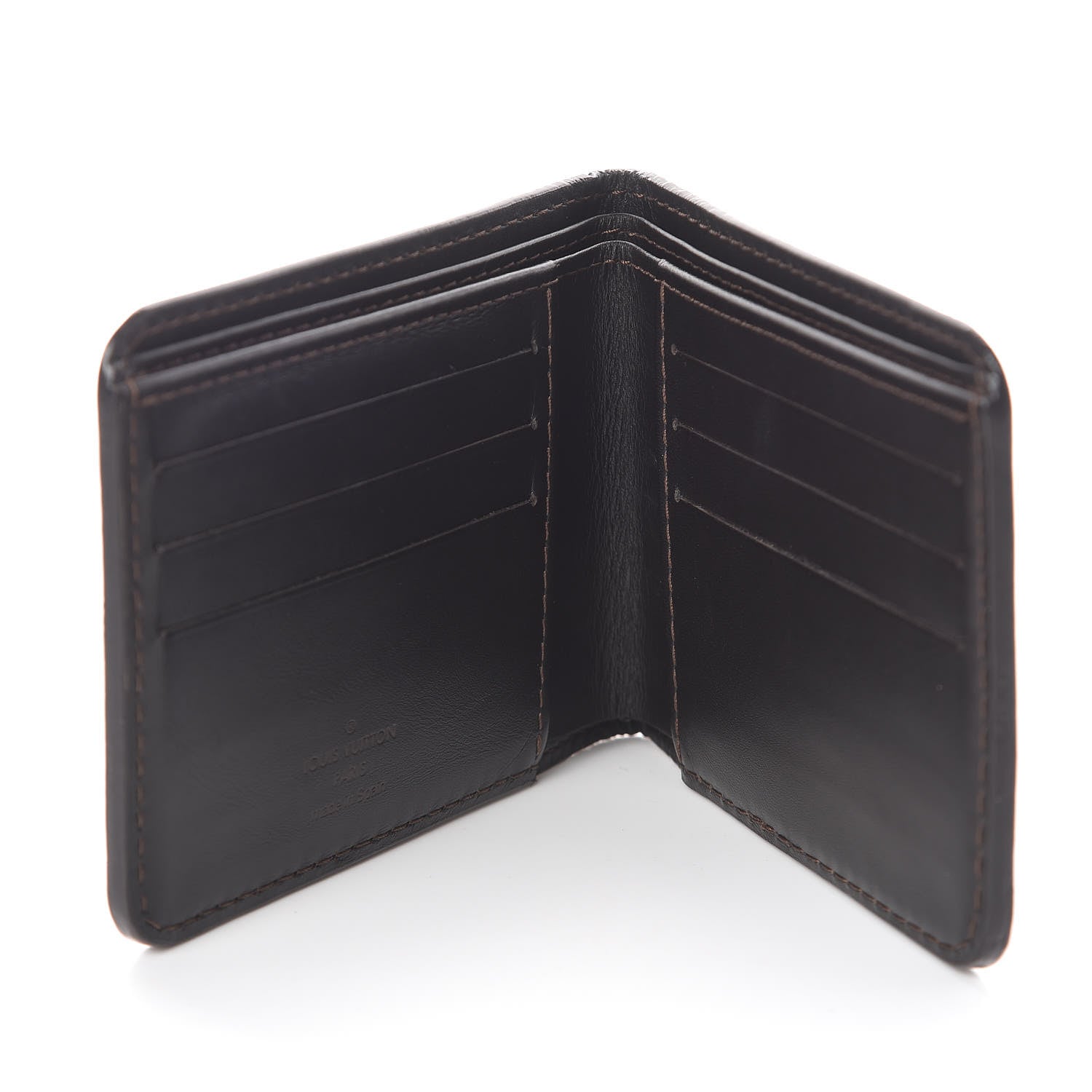 Louis Vuitton Utah 6 Cards Bill Holder Wallet Coffee 5 of 6