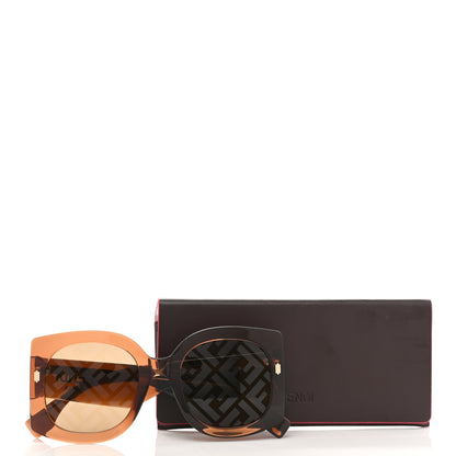 Fendi Acetate FF Sunglasses FF0436/G/S Brown 7 of 7