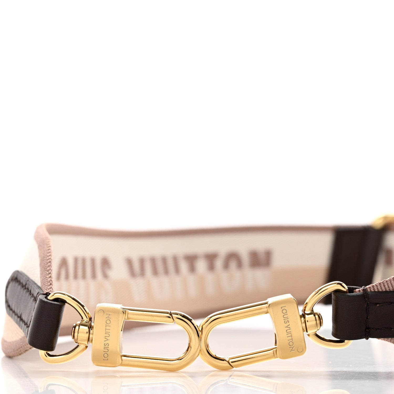 Louis Vuitton Jacquard Speedy Bandouliere 20 Shoulder Strap Beige Brown 3 of 3