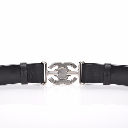 Chanel Calfskin CC Boy Skinny Belt 90 36 Black 3 of 6