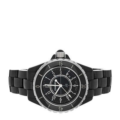 Chanel Stainless Steel Ceramic 33mm J12 Quartz Watch Black 2 of 4