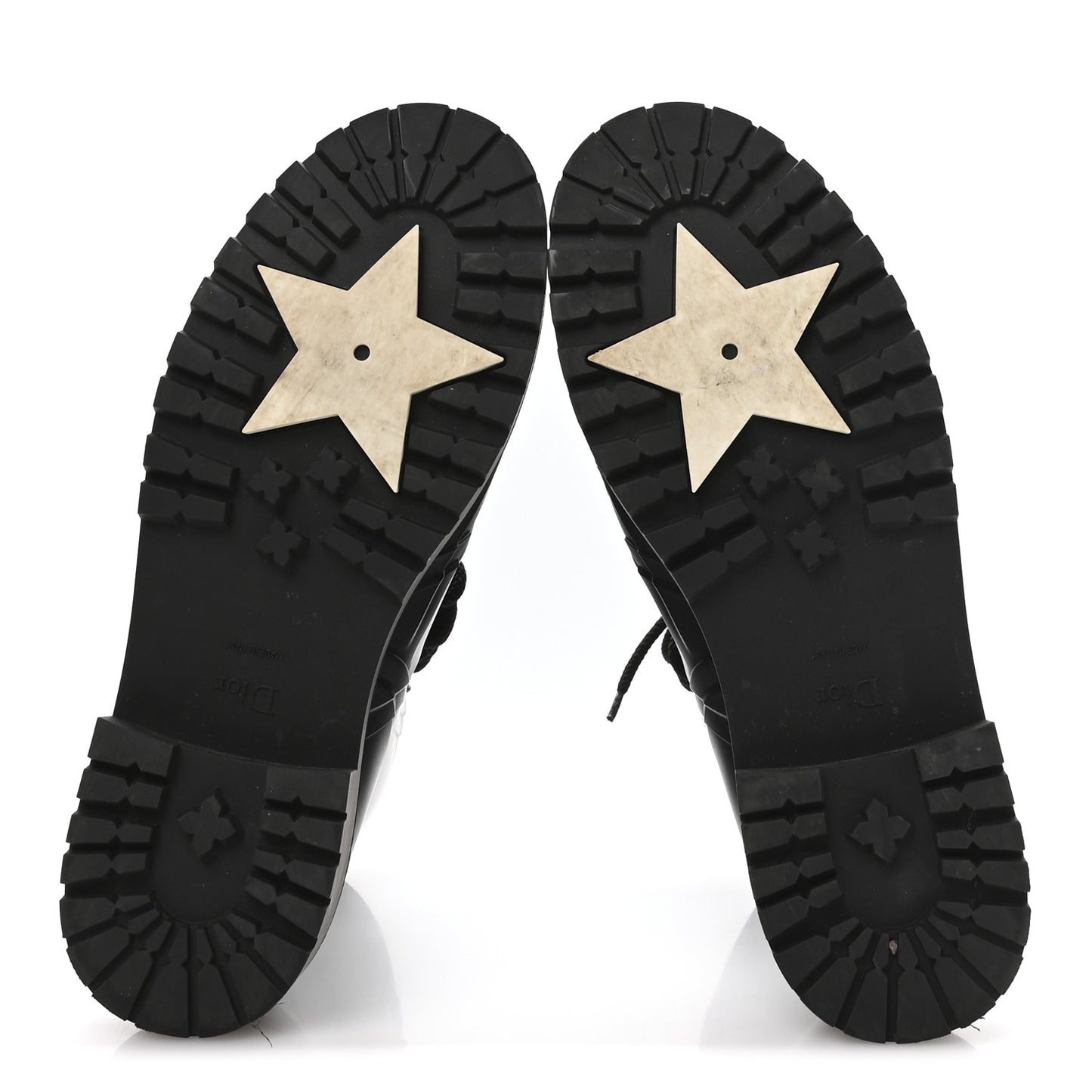 Rubber Diorcamp Low Boots 41 Black