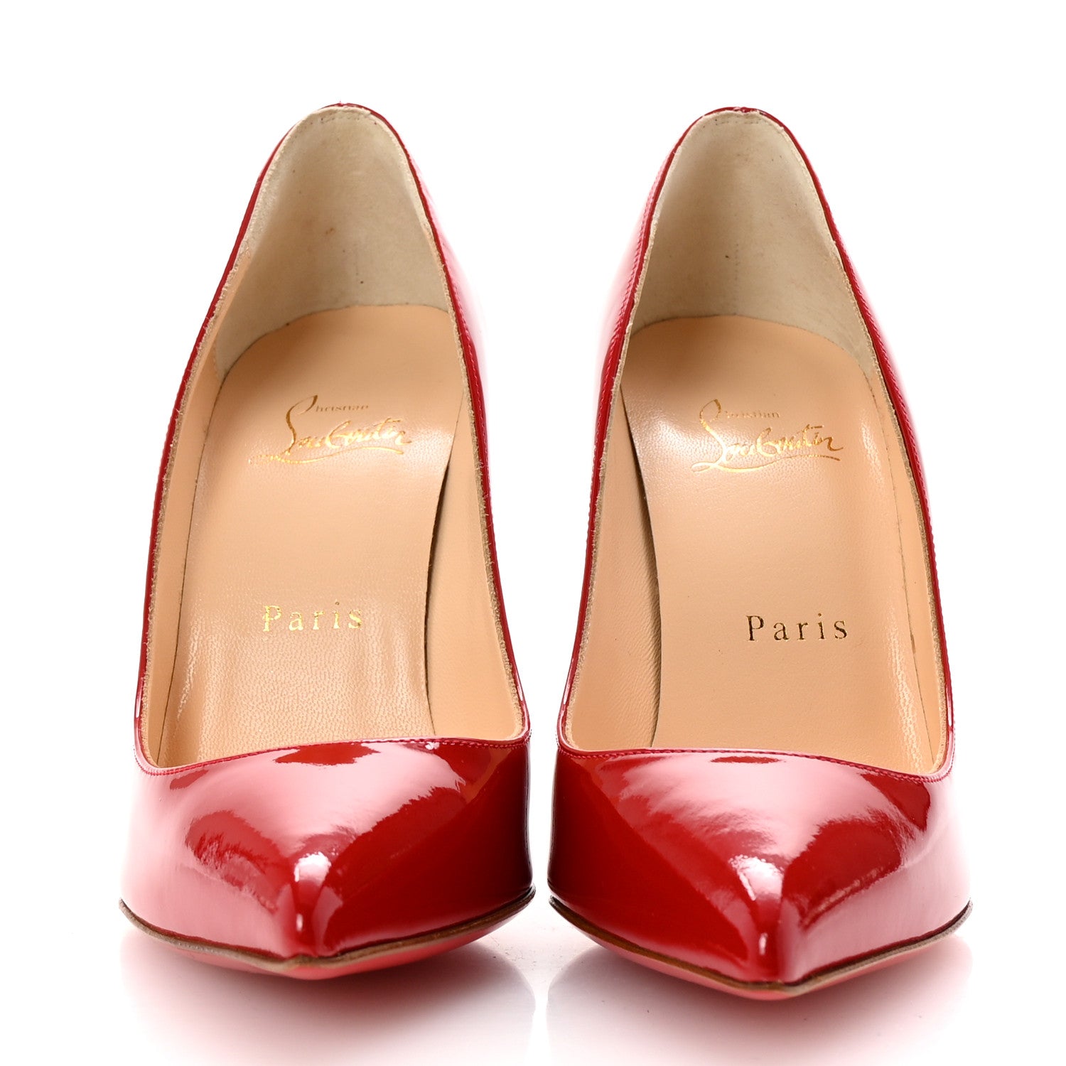Christian Louboutin Patent Pigalle Follies 100 Pumps 36.5 Rouge De Mars 3 of 9