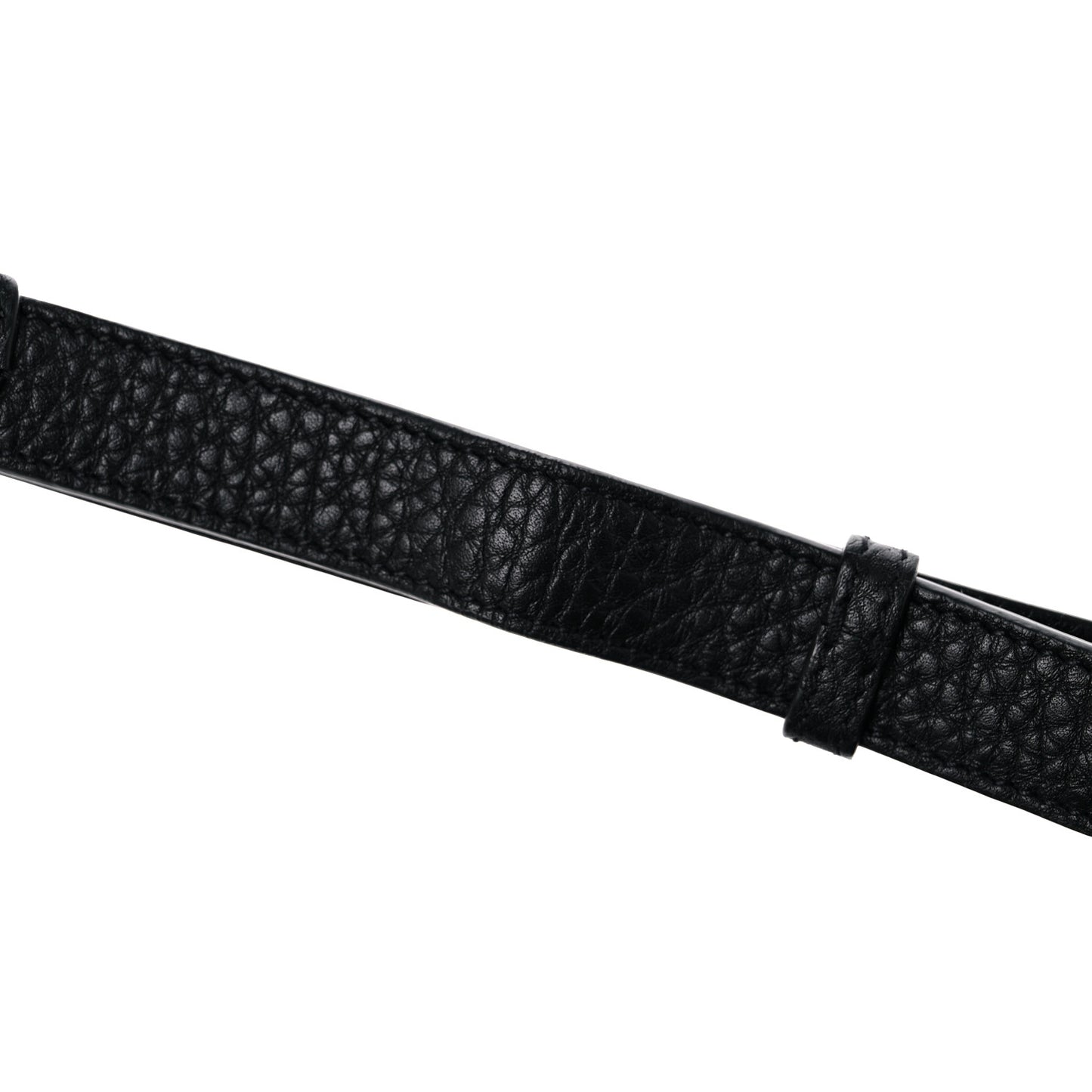 Grained Calfskin Medium Bobby Flap Black