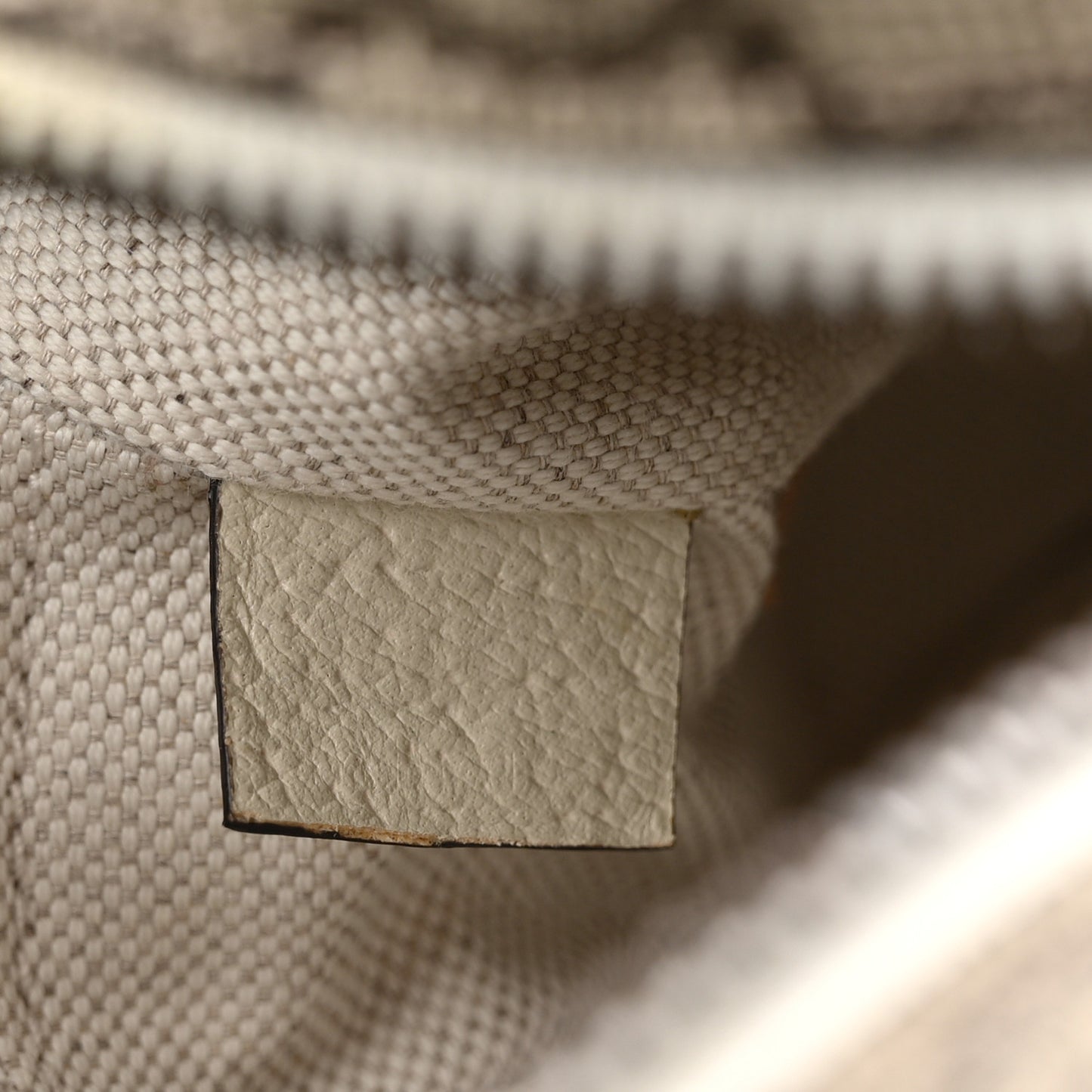 GG Supreme Monogram Web Mini Ophidia Double Zip Messenger Bag Beige Ebony Mystic White