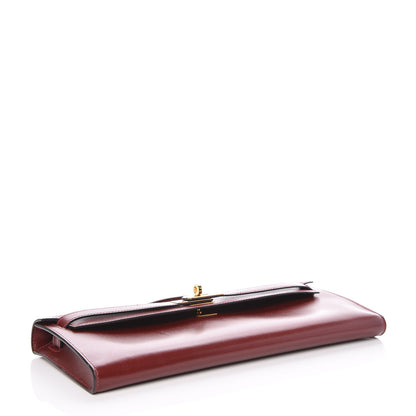 Hermes Box Kelly Cut Clutch Rouge H 4 of 9