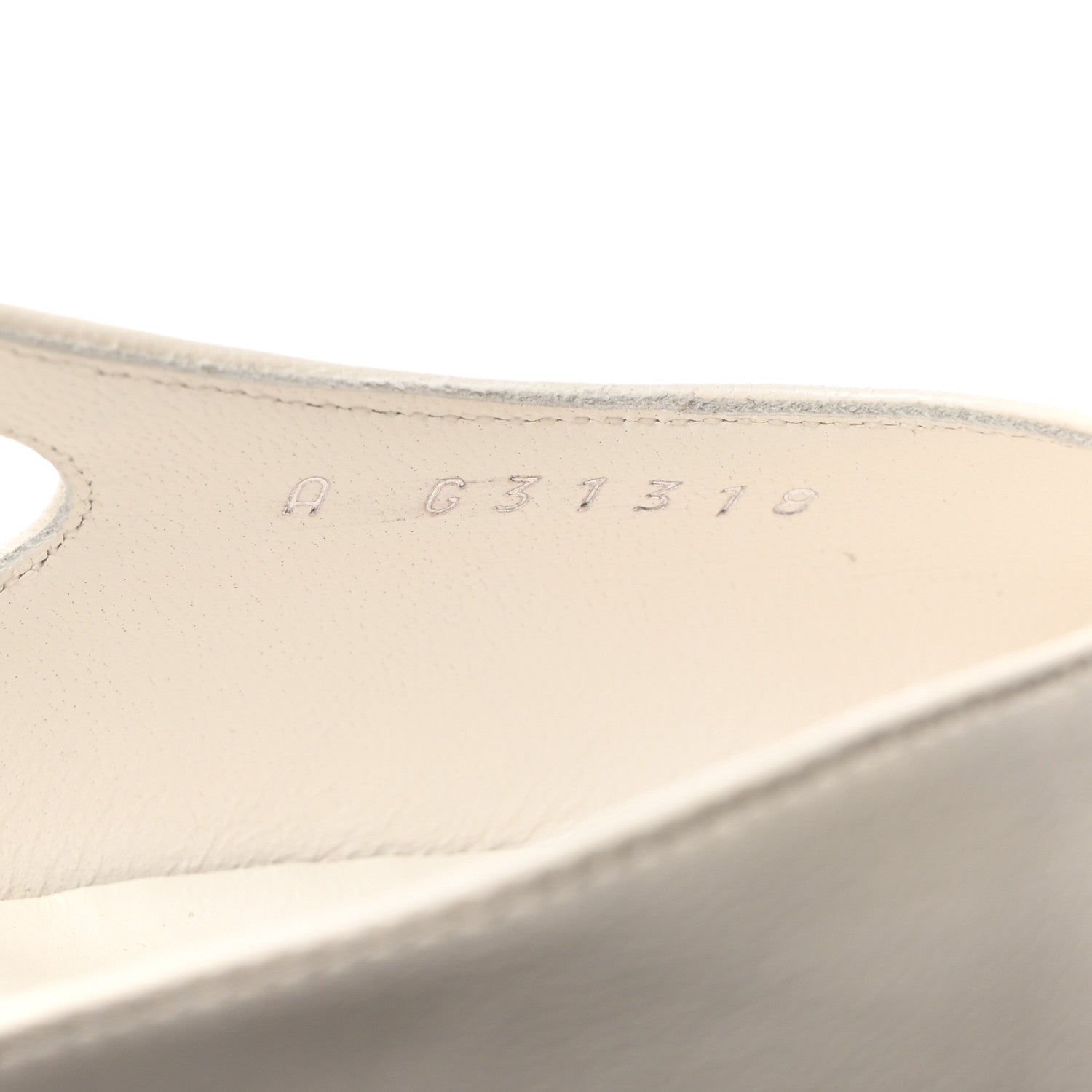 Chanel Lambskin Cap Toe CC Slingback Pumps 37.5 White Black 8 of 9