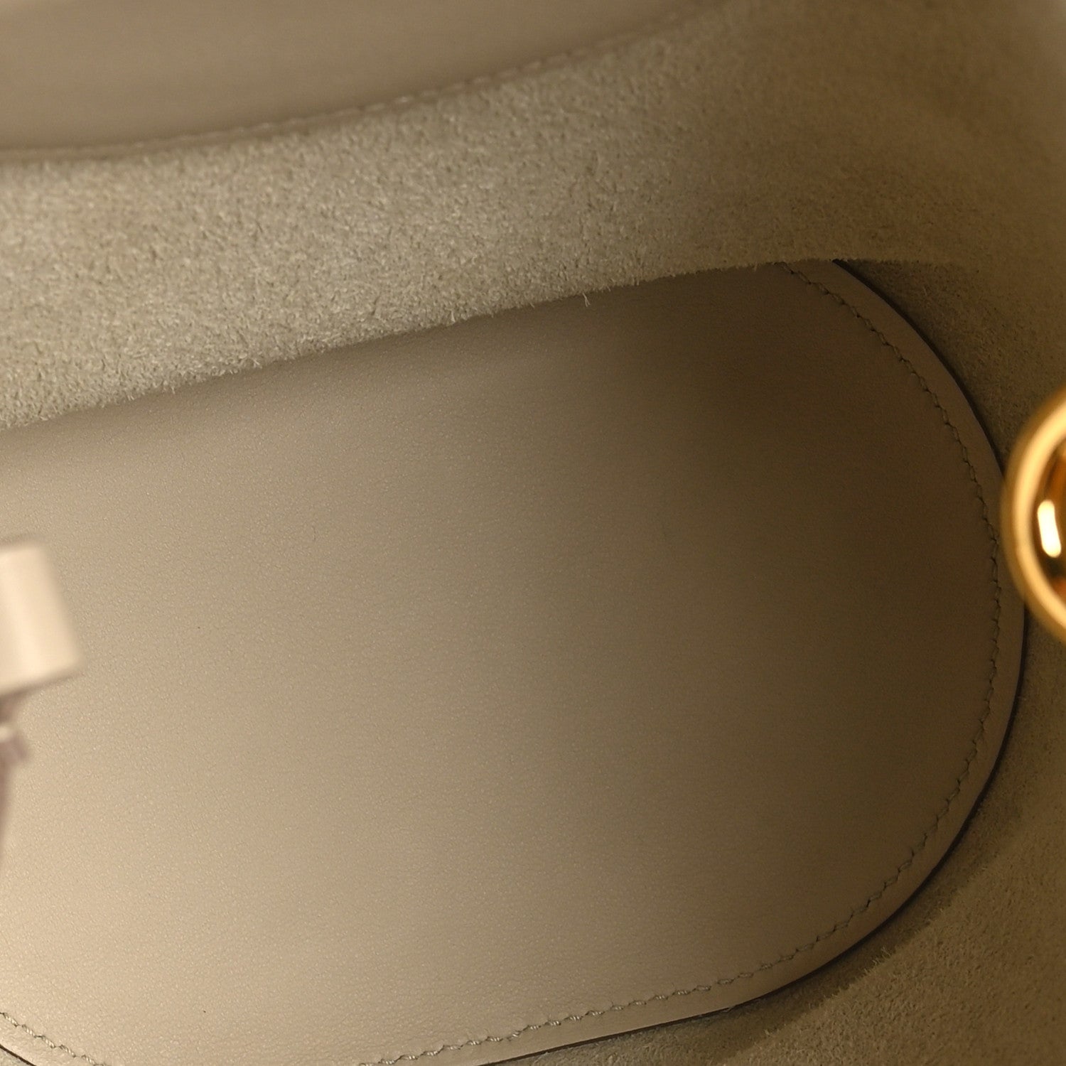 Hermes Taurillon Clemence Swift In-The-Loop 18 Bag Beton 5 of 10
