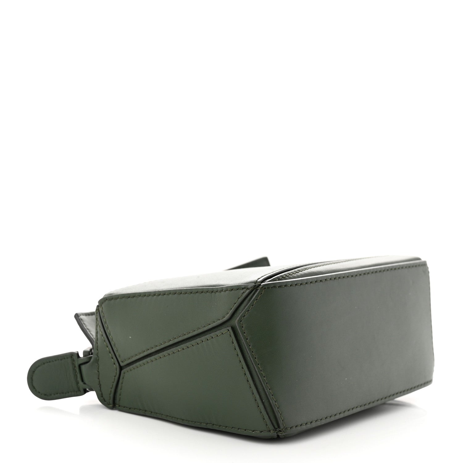 最終値下げ　LOEWE バッグ Loewe Satin Calfskin Mini Puzzle Bag Vintage Khaki 1298676