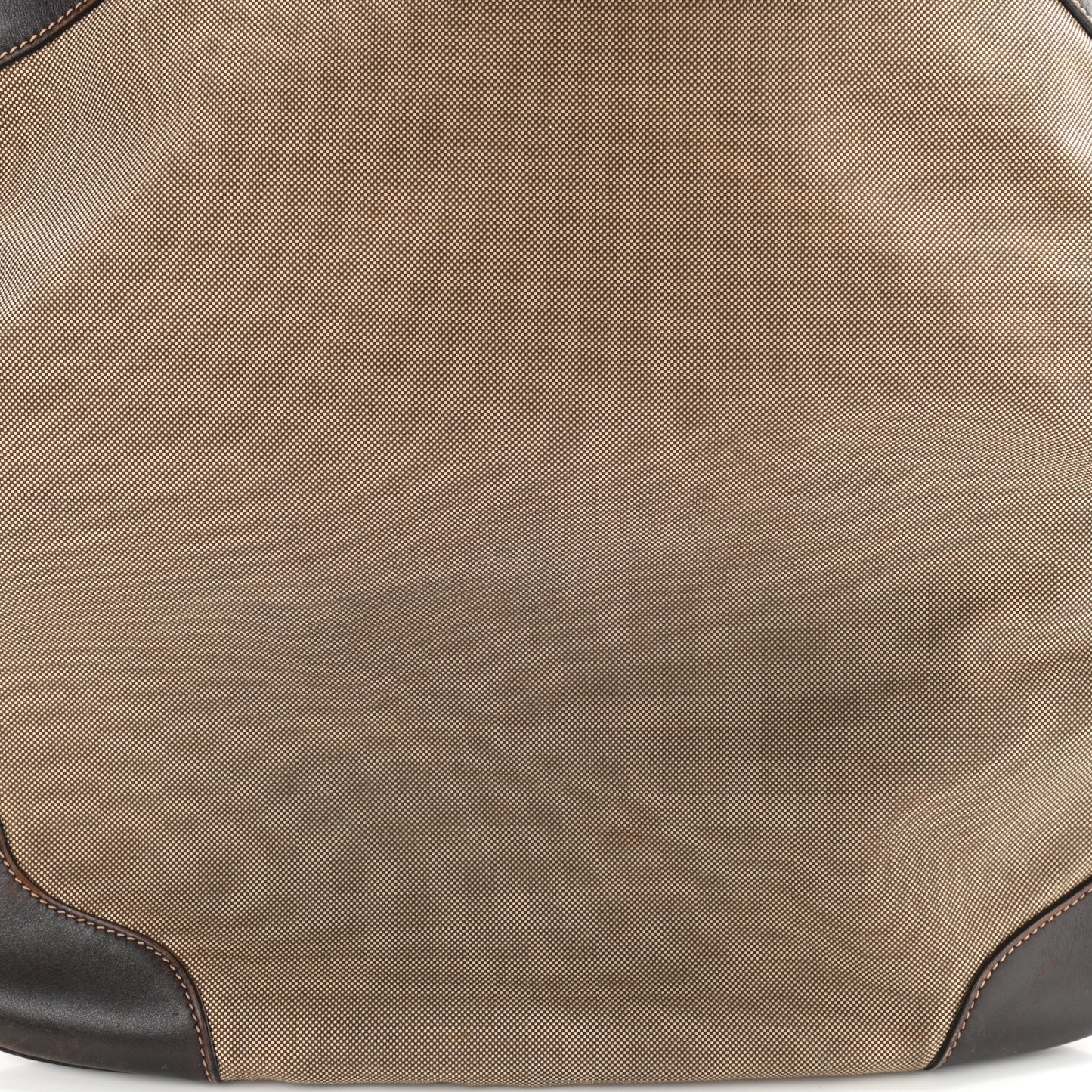 Jacquard Logo Shoulder Bag Corda Bruciato