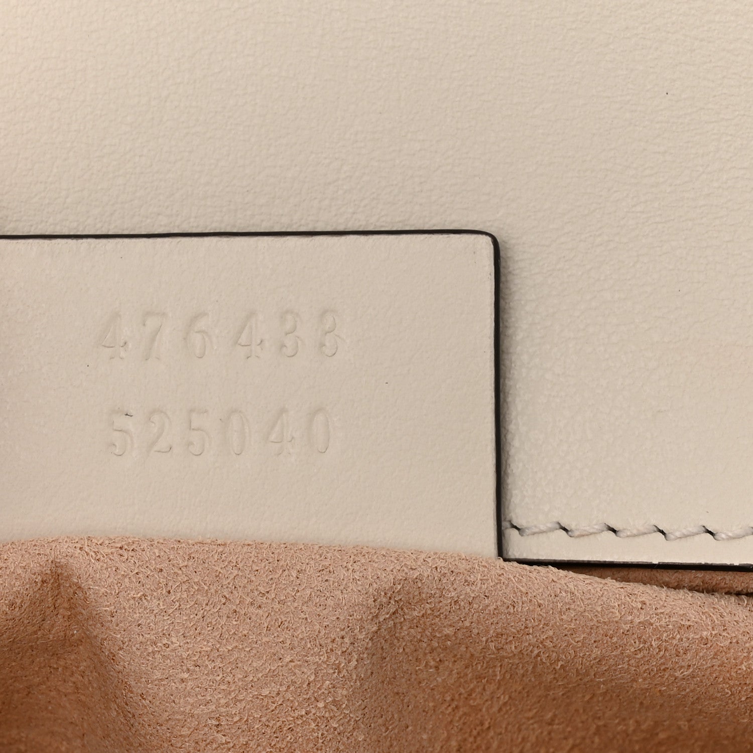 Gucci Calfskin Matelasse Super Mini GG Marmont Shoulder Bag White 7 of 12