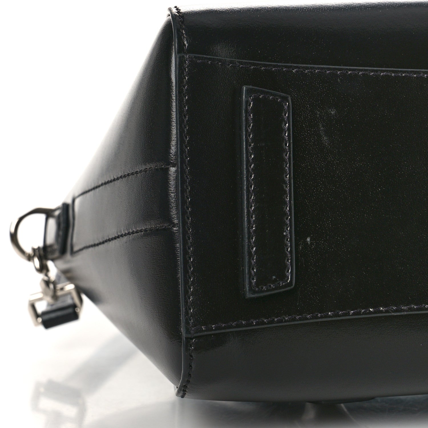 Givenchy Box Calfskin Mini Lock Antigona Shoulder Bag Black 7 of 8