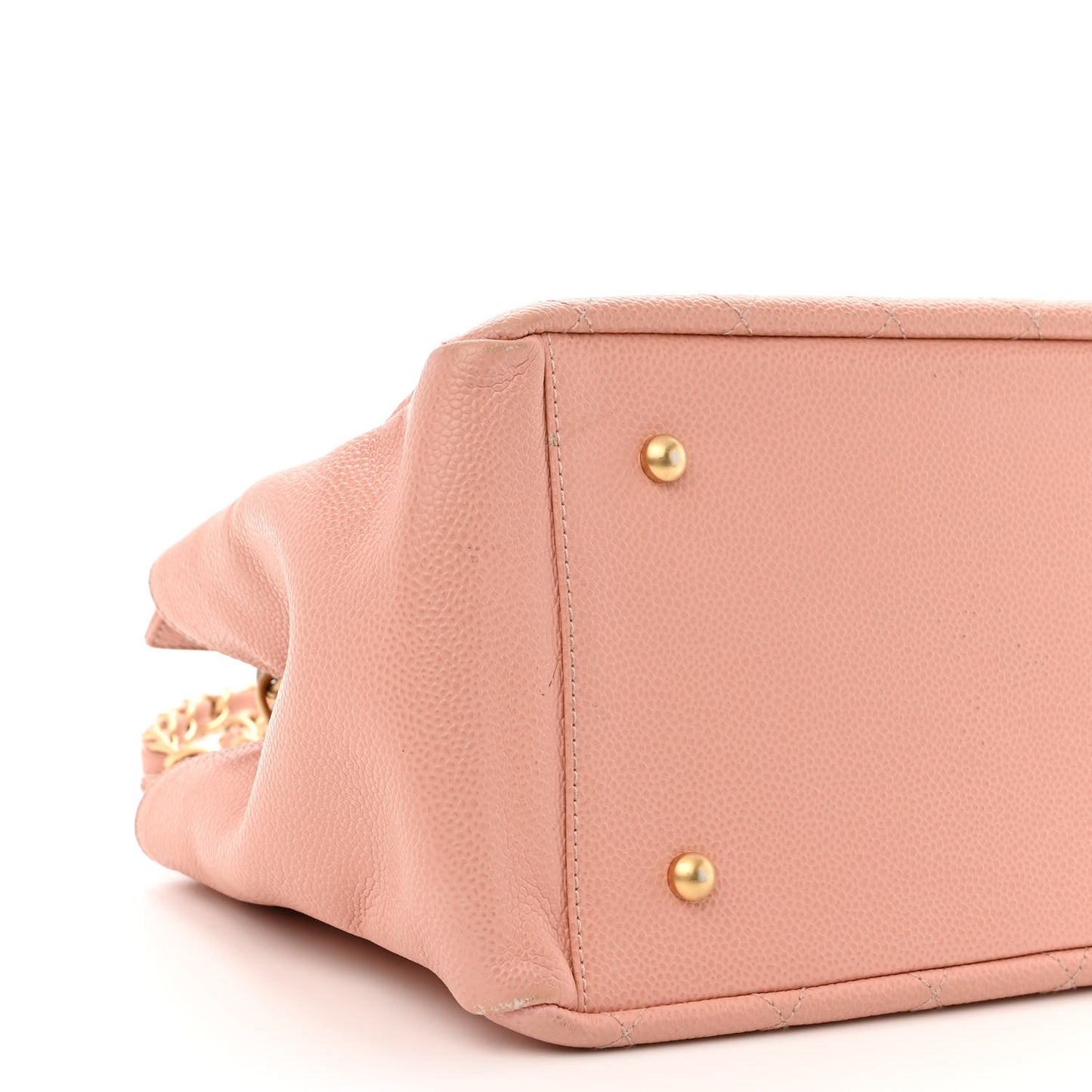 Caviar Quilted Petit Timeless Shopping Tote PTT Pink