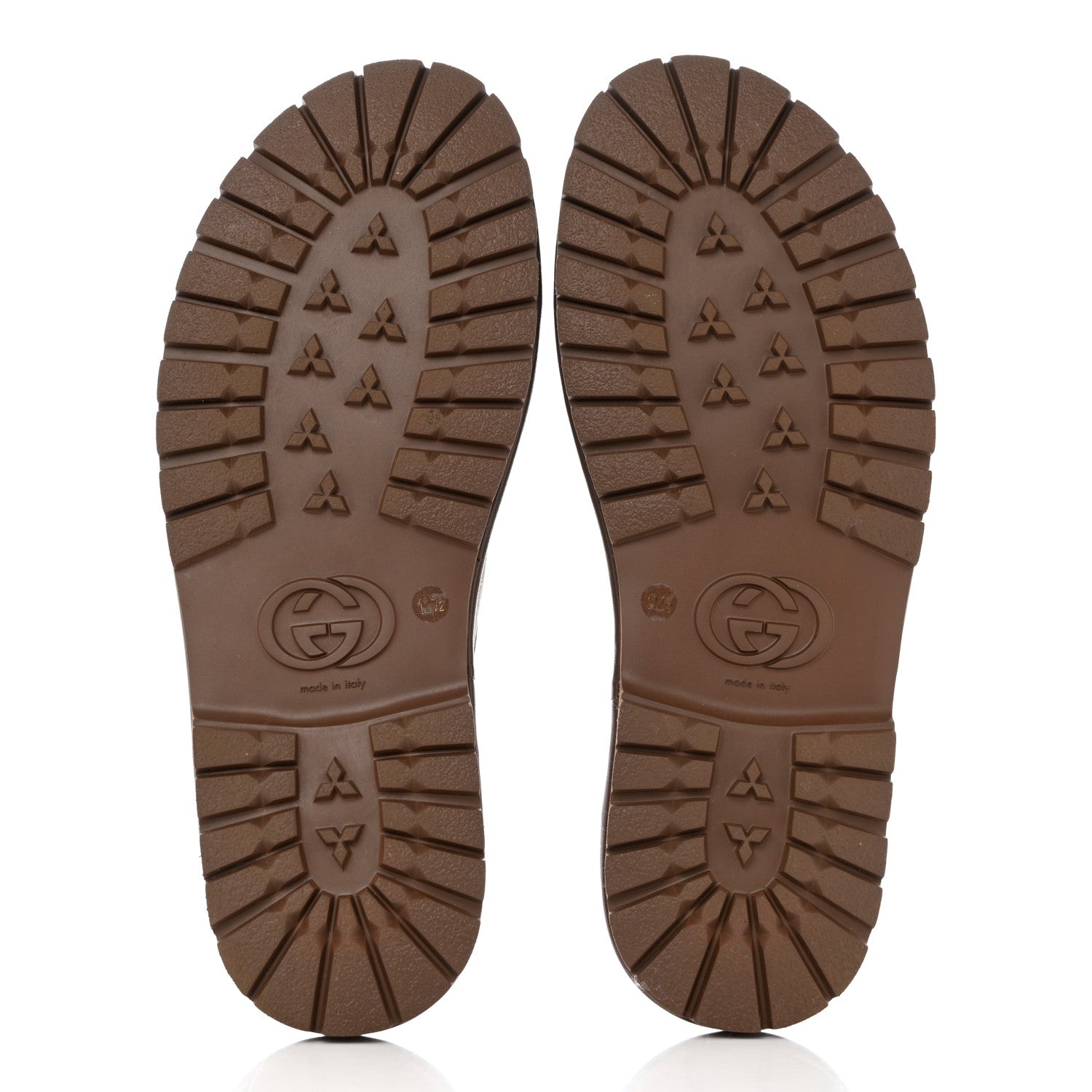 Gucci GG Supreme Monogram Granada Kid Mens Horsebit Lug Sole Mules 11.5 Beige Ebony New Acero 5 of 9