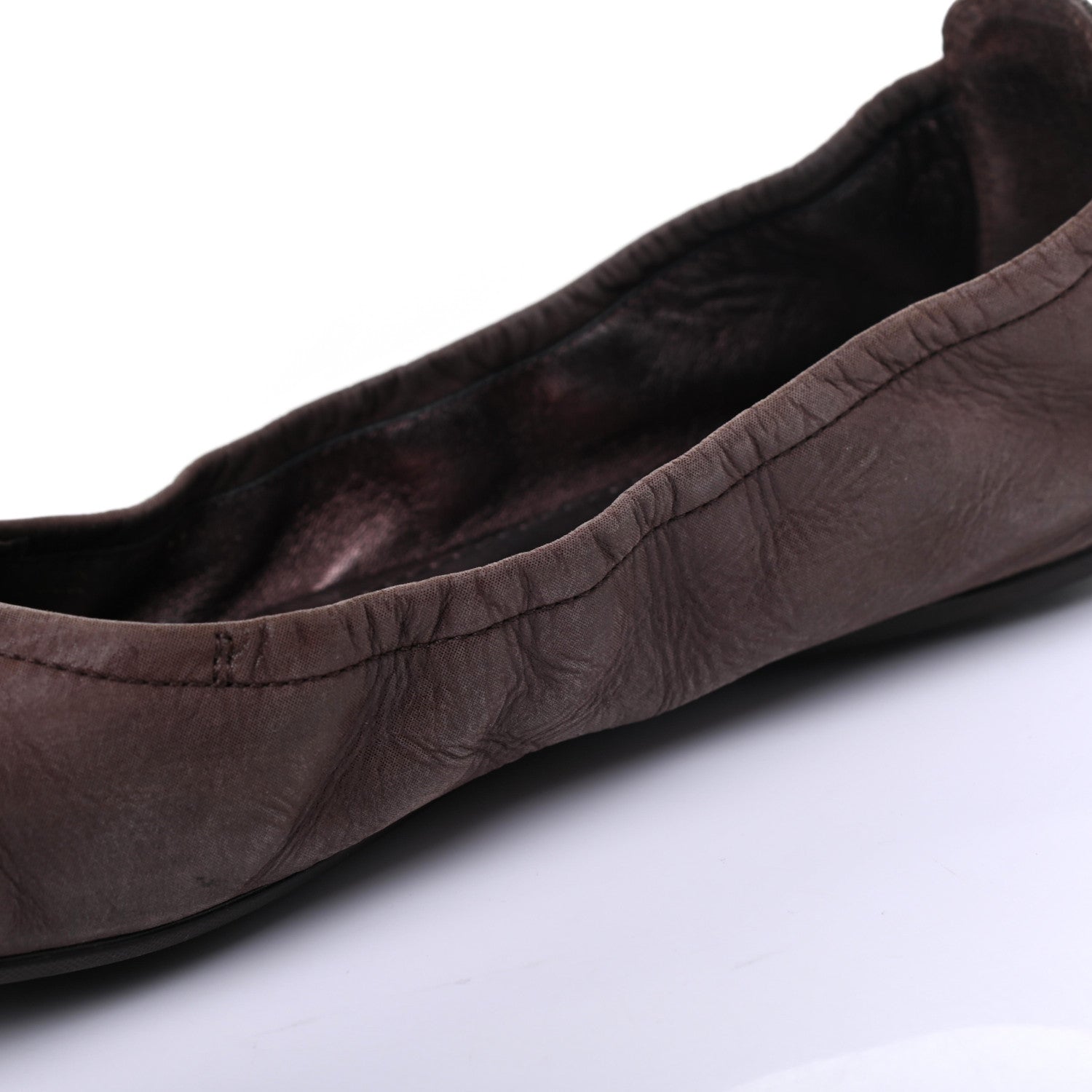 Louis Vuitton Monogram Suede Lucky Ballerina Flats 39 Brown 16 of 18