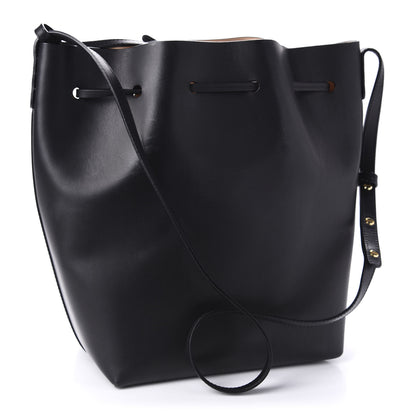 Mansur Gavriel Saffiano Bucket Bag Black Ballerina 3 of 11
