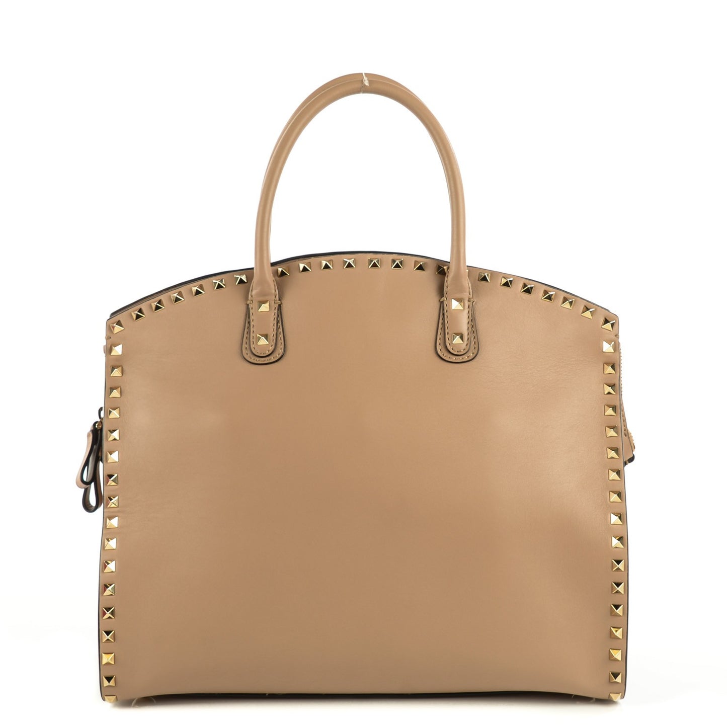 Vitello Rockstud Dome Shopper Alpaca