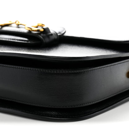 Gucci Azalea Calfskin Horsebit 1955 Shoulder Bag Black 10 of 12