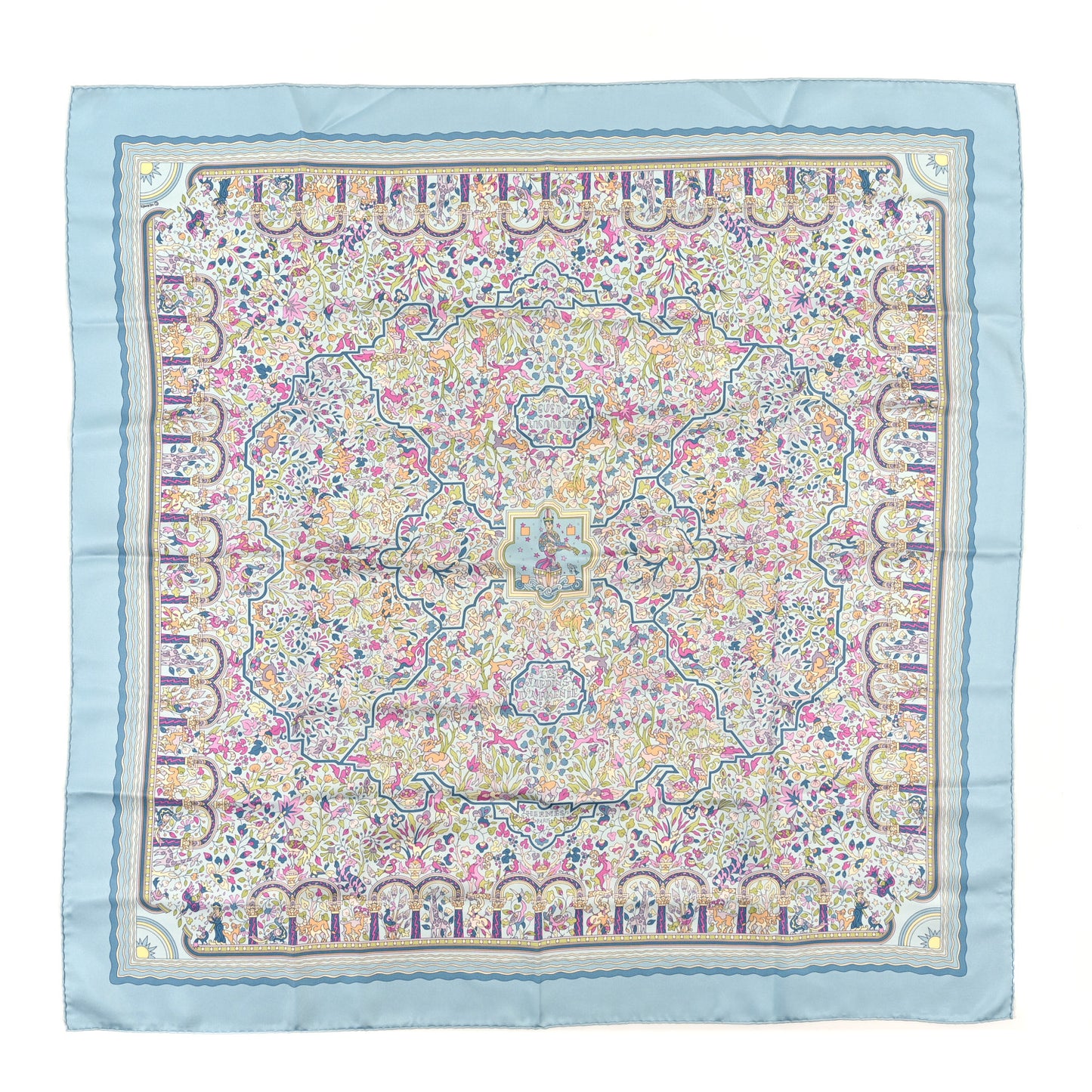 Silk Les Jardins D'Armenie Scarf 90