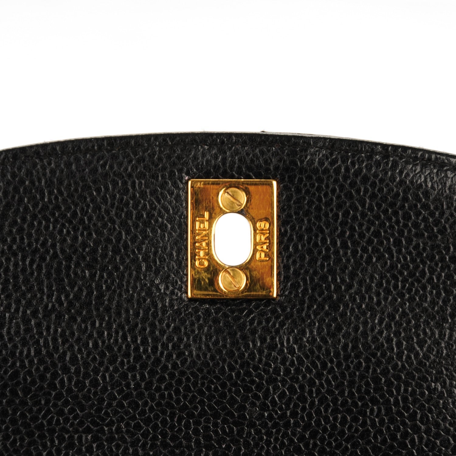Chanel Caviar Flap Shoulder Bag Black 6 of 10